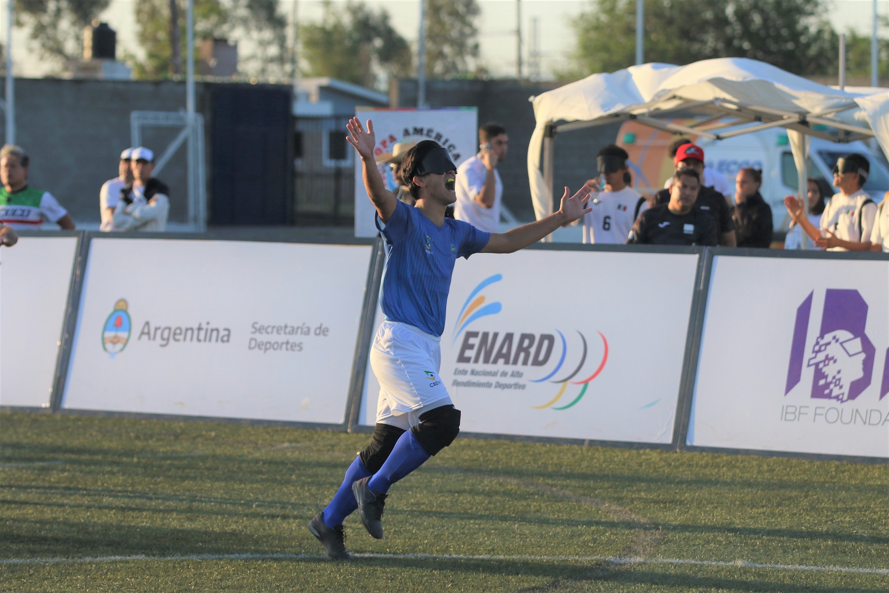 Brasil goleia Chile e garante futebol de cegos no Parapan-23