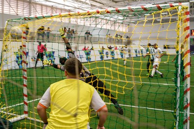 Acelgo vence outra e se garante na semifinal da Série B de futebol de cegos