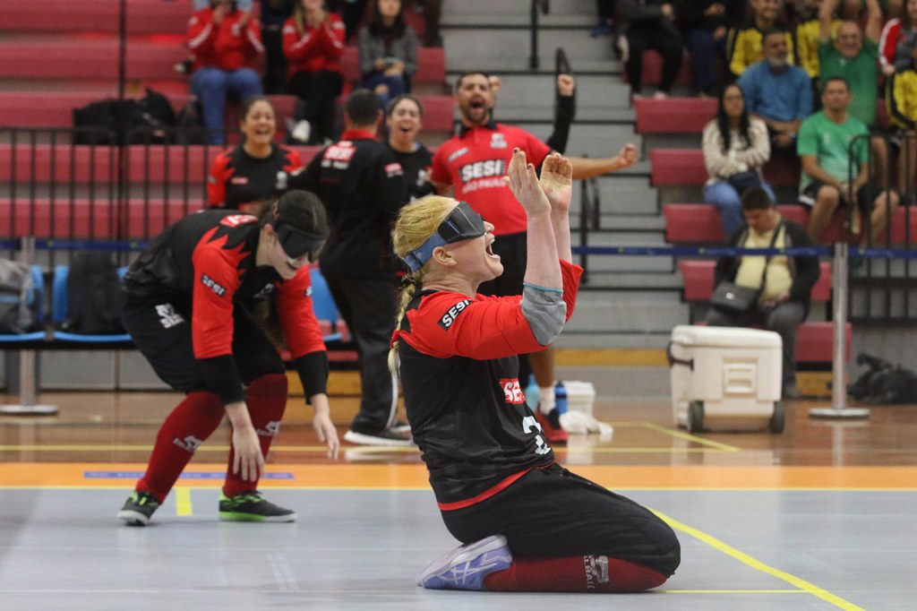 As campeãs voltaram! Sesi bate Cetefe e fatura Brasileiro de goalball