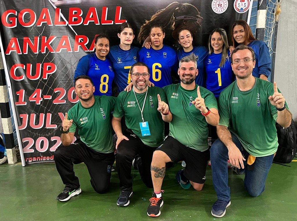 Brasil volta da Turquia com ouro e prata na Copa Ancara de goalball