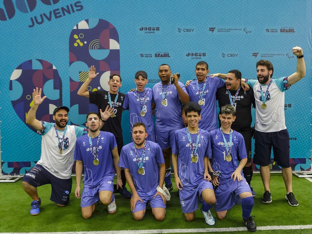 Campeões do futebol e goalball coroam fechamento da 2ª edição dos Jogos Juvenis