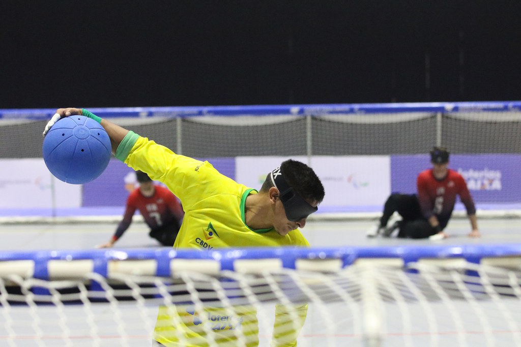 Dominante, Brasil vence os EUA no Desafio Internacional de Goalball