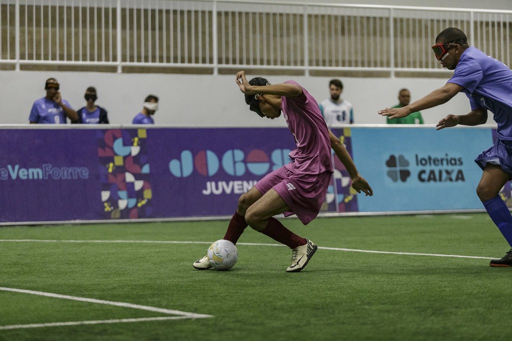 Gol relâmpago, domínio no goalball... veja como foi 1º dia dos Jogos Juvenis