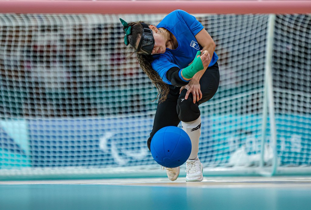 Mulheres perdem da China e deverão ter japonesas pelo caminho nas quartas do goalball