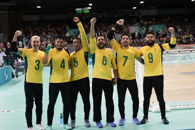 Seleção Brasileira masculina elimina Egito e vai à semifinal do goalball em Paris