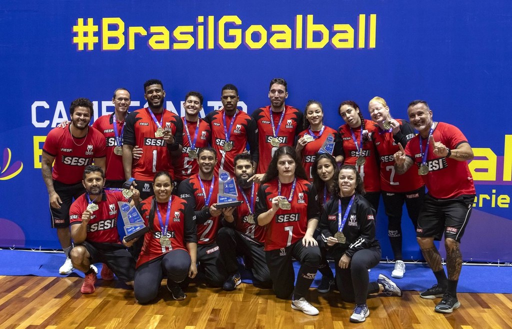 Sesi ganha Campeonato Brasileiro de Goalball no feminino e masculino